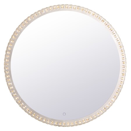 Elegant Decor Chrome Mirror - Lighted Led MRE63636C